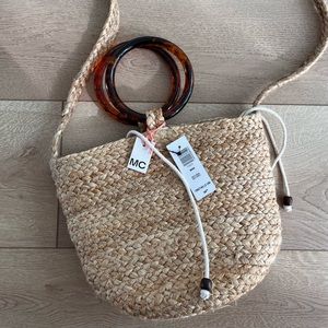 Aritzia Main Character Woven Handbag with Handles